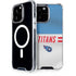 NFL Tennessee Titans White Striped iPhone 14 Pro Max MagSafe Case