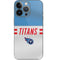NFL Tennessee Titans White Striped iPhone 14 Pro Skin