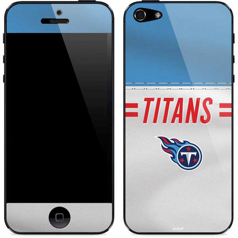 NFL Tennessee Titans White Striped iPhone 5/5s/5SE Skin