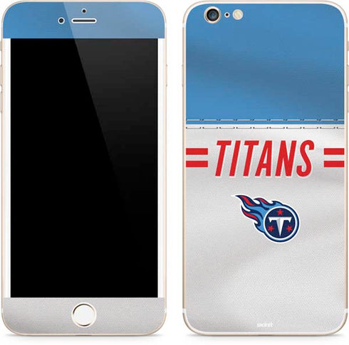 NFL Tennessee Titans White Striped iPhone 6/6s Plus Skin