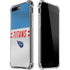 NFL Tennessee Titans White Striped iPhone 7/8 Plus Clear Case