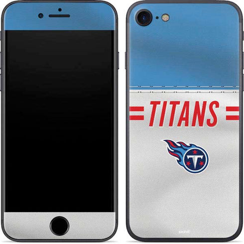 NFL Tennessee Titans White Striped iPhone 7 Skin