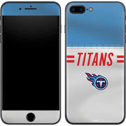 NFL Tennessee Titans White Striped iPhone 8 Plus Skin