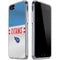 NFL Tennessee Titans White Striped iPhone SE (2nd & 3rd Gen) Clear Case