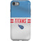 NFL Tennessee Titans White Striped iPhone SE (2nd & 3rd Gen) Pro Case