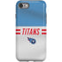 NFL Tennessee Titans White Striped iPhone SE (2nd & 3rd Gen) Pro Case