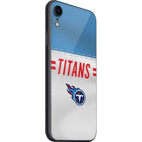 NFL Tennessee Titans White Striped iPhone SE (2nd & 3rd Gen) Skin