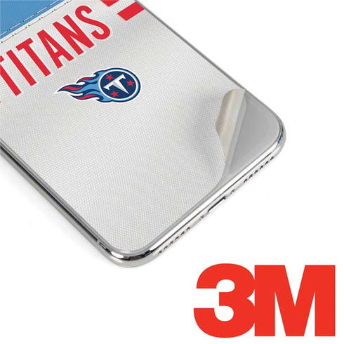 NFL Tennessee Titans White Striped iPhone XS Max Skin