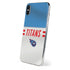 NFL Tennessee Titans White Striped iPhone XS Skin