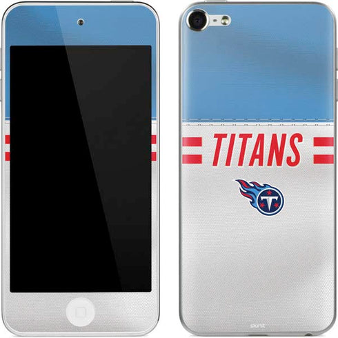 NFL Tennessee Titans White Striped Apple iPod Skin