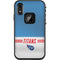 NFL Tennessee Titans White Striped LifeProof Fre iPhone Skin