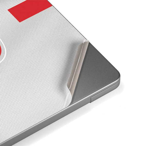 NFL Tennessee Titans White Striped MacBook Pro 14in (2021-24) Skin