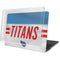 NFL Tennessee Titans White Striped MacBook Pro 15in (2016-19) Case plus Skin