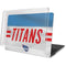 NFL Tennessee Titans White Striped MacBook Pro 16in (2019-20) Case plus Skin