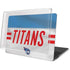 NFL Tennessee Titans White Striped MacBook Pro 16in (2019-20) Case plus Skin