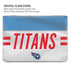 NFL Tennessee Titans White Striped MacBook Pro 16in (2021-25) Case plus Skin