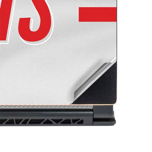 NFL Tennessee Titans White Striped MSI GS65 Stealth Laptop Skin