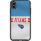 NFL Tennessee Titans White Striped Otterbox Symmetry iPhone Skin