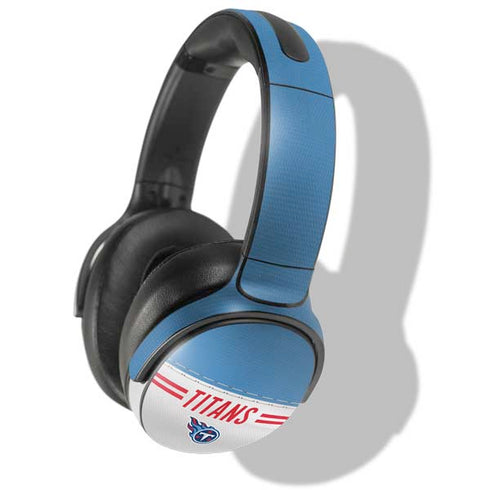 NFL Tennessee Titans White Striped Skullcandy Venue Skin