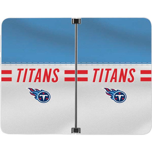 NFL Tennessee Titans White Striped Surface Duo Skin