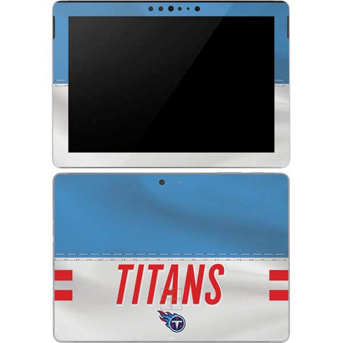 NFL Tennessee Titans White Striped Surface Go Skin