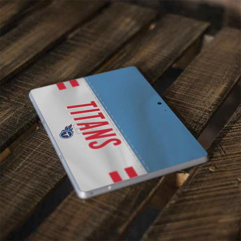 NFL Tennessee Titans White Striped Surface Go Skin
