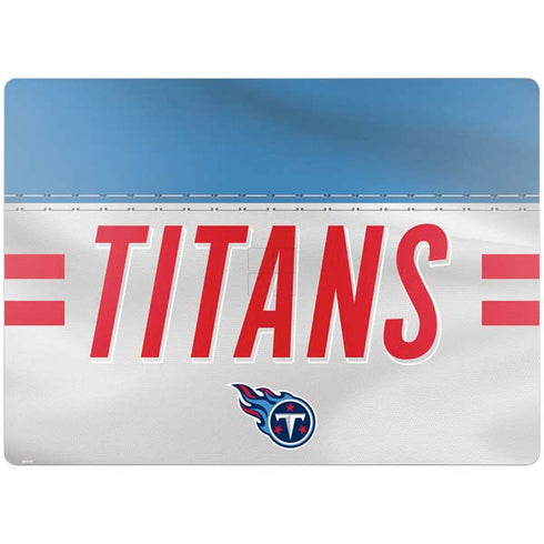 NFL Tennessee Titans White Striped Surface Laptop 4 15in Skin