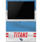 NFL Tennessee Titans White Striped Surface Pro 6 Skin