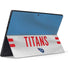 NFL Tennessee Titans White Striped Surface Pro 6 Skin