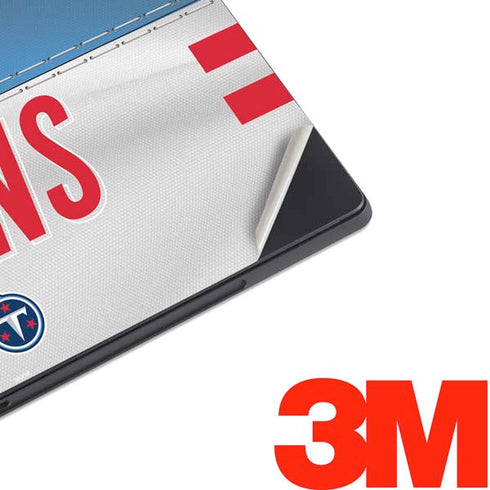 NFL Tennessee Titans White Striped Surface Pro 6 Skin