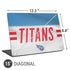 NFL Tennessee Titans White Striped Universal Laptop 15in (12.2 x 8.8in) Skin