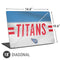 NFL Tennessee Titans White Striped Universal Laptop 18in (14.6 x 10.6in) Skin