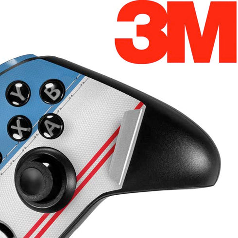 NFL Tennessee Titans White Striped Xbox One Elite Controller Skin