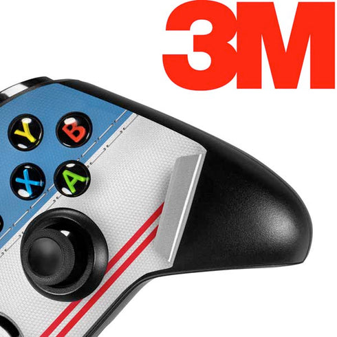 NFL Tennessee Titans White Striped Xbox One S Controller Skin