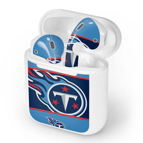 NFL Tennessee Titans Zone Block Apple AirPods Skin