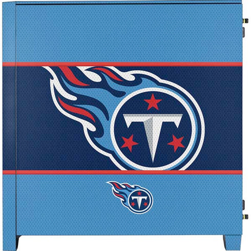 NFL Tennessee Titans Zone Block Corsair 4000D Tempered Glass Mid-Tower ATX Case Skin
