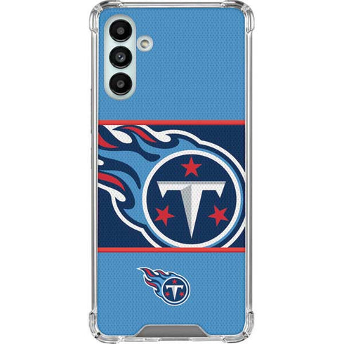 NFL Tennessee Titans Zone Block Galaxy A13 5G Clear Case