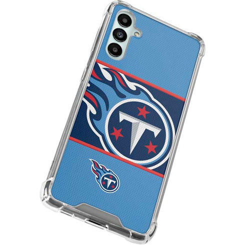 NFL Tennessee Titans Zone Block Galaxy A14 5G Clear Case