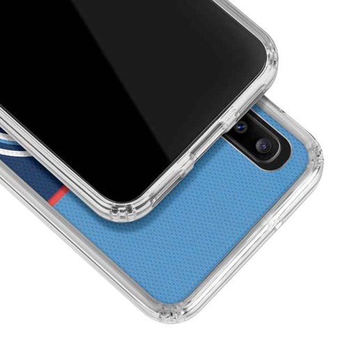 NFL Tennessee Titans Zone Block Galaxy A30 Clear Case