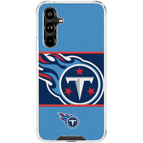 NFL Tennessee Titans Zone Block Galaxy A54 5G Clear Case