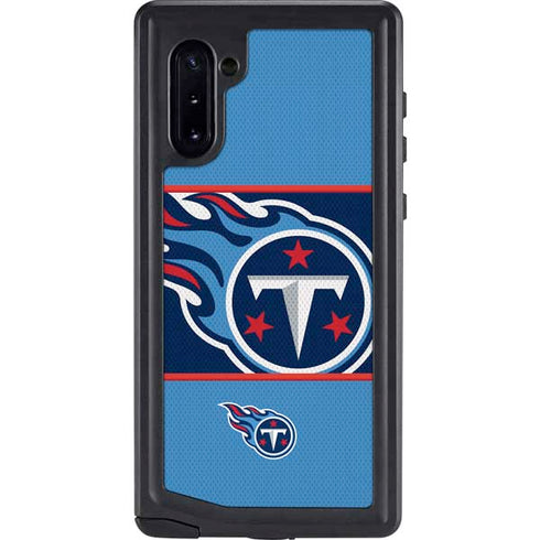 NFL Tennessee Titans Zone Block Galaxy Note 10 Waterproof Case