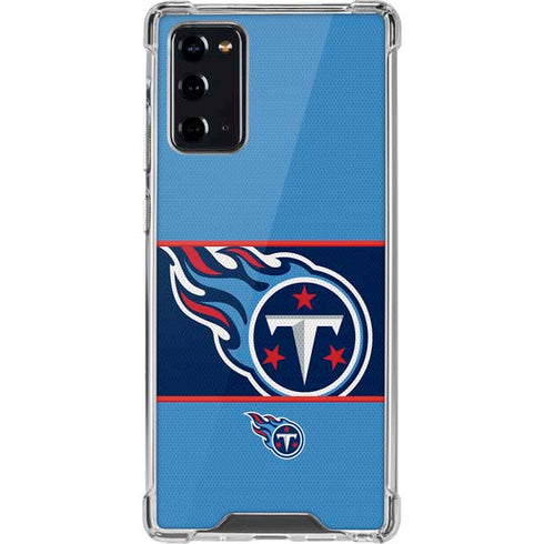 NFL Tennessee Titans Zone Block Galaxy Note20 5G Clear Case