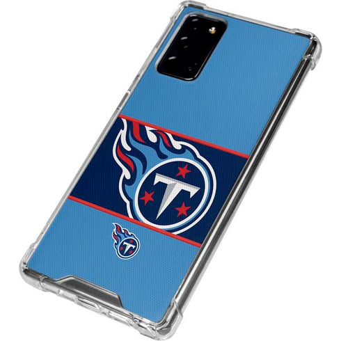 NFL Tennessee Titans Zone Block Galaxy Note20 5G Clear Case