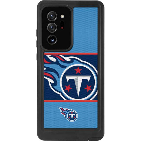 NFL Tennessee Titans Zone Block Galaxy Note20 Ultra 5G Waterproof Case
