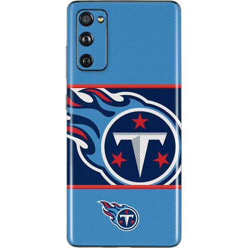 NFL Tennessee Titans Zone Block Galaxy S20 Fan Edition Skin