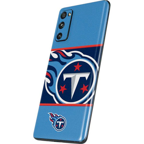 NFL Tennessee Titans Zone Block Galaxy S20 Fan Edition Skin