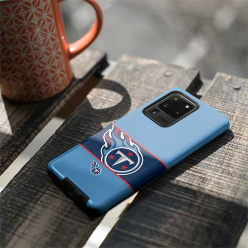 NFL Tennessee Titans Zone Block Galaxy S20 Ultra 5G Pro Case