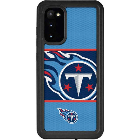 NFL Tennessee Titans Zone Block Galaxy S20 Waterproof Case