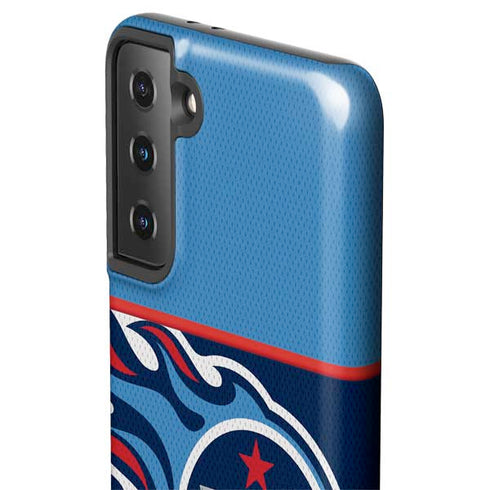 NFL Tennessee Titans Zone Block Galaxy S21 FE Pro Case