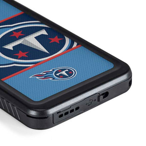 NFL Tennessee Titans Zone Block Galaxy S23 Plus Waterproof Case